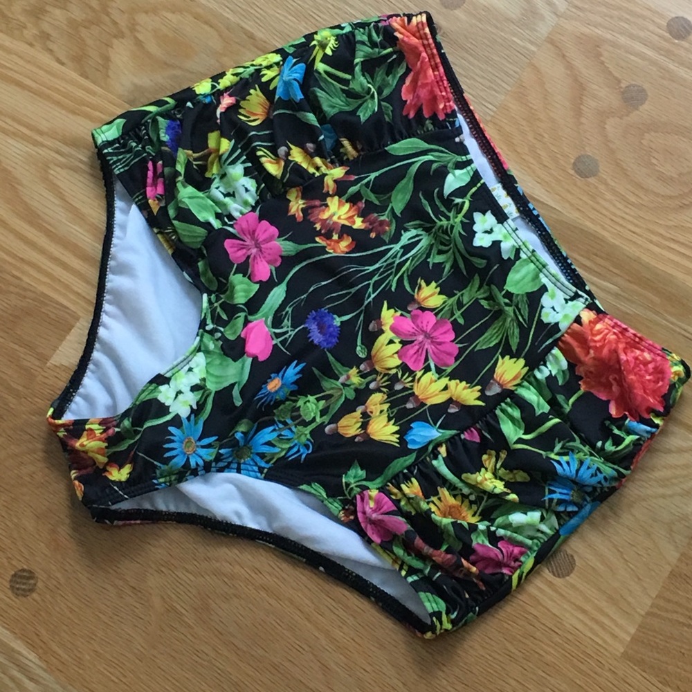 Kortni Jeane Tropical Swim Bottom